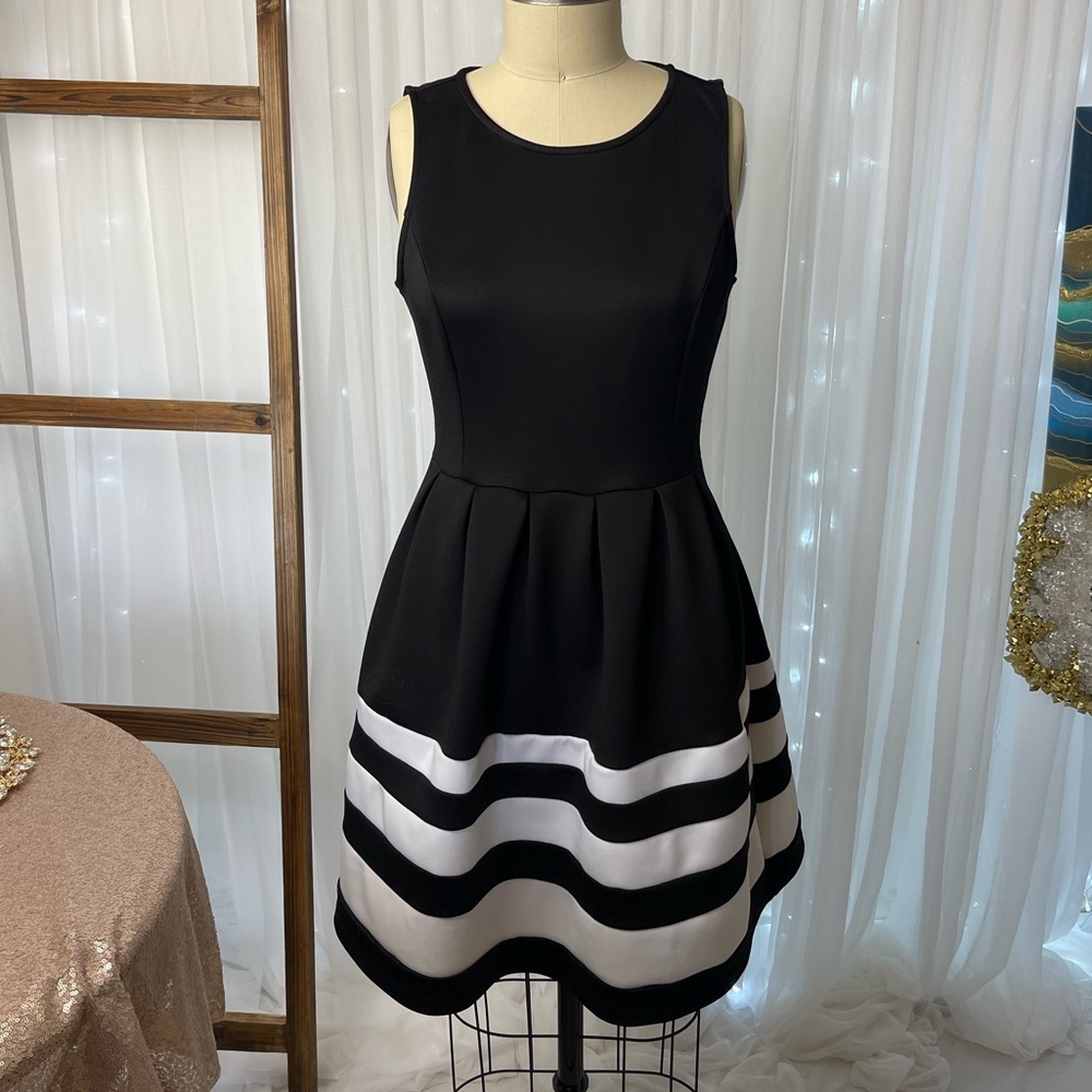 APT 9 Black and White cocktail dress